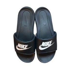size 13 nike slides black